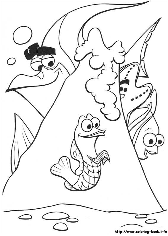 Finding Nemo coloring picture